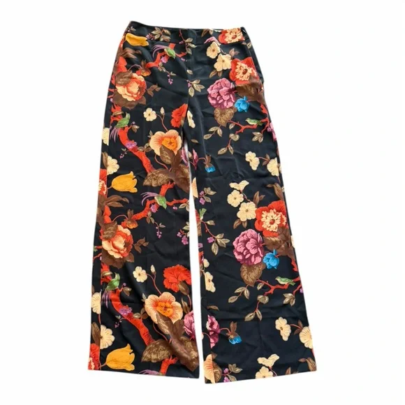 Tuckernuck Baroque Floral Erin Pants Women’s Size Large NEW - Picture 4 of 11